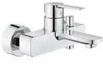 GROHE Lineare New Einhand-Wannenbatterie Aufputz, Badarmaturen, 33849001, chrom