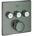 GROHE Grohtherm SmartControl Thermostat Fertigmontageset mit 3 Absperrventilen,