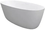 Riho Oval freistehende Badewanne 160 x 72 cm, Badewannen, B129001105, wei&szlig;