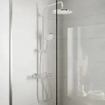 hansgrohe Vernis Blend Duschsystem 200 1 jet mit Brausethermostat 26276000, hansgrohe Vernis Blend Duschsystem 200 1 jet mit Brausethermostat 26276000,