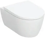 Geberit iCon Set Wand-WC Tiefsp&uuml;ler, geschlossene Form, Rimfree, mit WC-Sitz