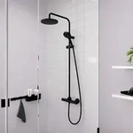 hansgrohe Vernis Blend Duschsystem 200 1 jet mit Brausethermostat 26276000,