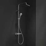 hansgrohe Vernis Shape Duschsystem 230 1 jet EcoSmart mit Brausethermostat 26097000,