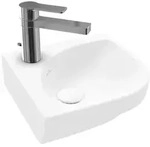 Villeroy & Boch Subway 3.0 Eck-Handwaschbecken 32 cm, mit 1 Hahnloch, ohne...