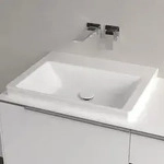 Villeroy & Boch Subway 3.0 Waschtisch 60 cm, ohne Hahnloch, ohne &Uuml;berlauf,