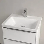 Villeroy & Boch Subway 3.0 Waschtisch 60 cm, mit 1 Hahnloch, ohne &Uuml;berlauf,