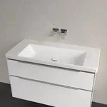 Villeroy & Boch Subway 3.0 Schrankwaschtisch 100 cm, ohne Hahnloch, ohne...
