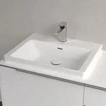 Villeroy & Boch Subway 3.0 Waschtisch 60 cm, mit 1 Hahnloch, mit &Uuml;berlauf,