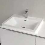 Villeroy & Boch Subway 3.0 Schrankwaschtisch 60 cm, mit 1 Hahnloch, mit...