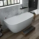 Hoesch iSENSI MONOLITH Vorwand-Badewanne 180 x 80 cm, mit angeformter Sch&uuml;rze,