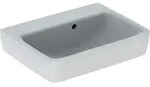 Geberit Renova Plan Handwaschbecken 50 cm, ohne Hahnloch, mit &Uuml;berlauf, Badkeramik,