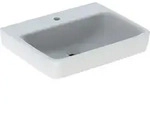 Geberit Renova Plan Waschtisch 60 cm, mit 1 Hahnloch, ohne &Uuml;berlauf,...