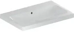 Geberit iCon Light Waschtisch 75 cm, ohne Hahnloch, mit &Uuml;berlauf, Badkeramik,