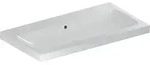 Geberit iCon Light Waschtisch 90 cm, ohne Hahnloch, mit &Uuml;berlauf, Badkeramik,