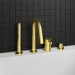 Ideal Standard Joy 4-Loch-Badearmatur f&uuml;r Wannenrand mit Auslauf, Badarmaturen,