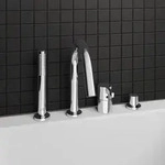 Ideal Standard Joy 4-Loch-Badearmatur f&uuml;r Wannenrand mit Auslauf, Badarmaturen,