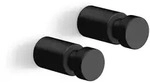 ZACK AIVO Handtuchhaken Set, gro&szlig;, Accessoires, 40445, schwarz