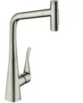 hansgrohe Metris Select M71 Einhebel-K&uuml;chenmischer 320, Ausziehbrause, 2jet,