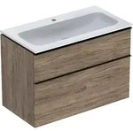 Geberit iCon Set M&ouml;belwaschtisch 90 cm schmaler Rand, mit Unterschrank, 2 Schubladen