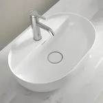 Duravit Luv Aufsatzbecken mit Hahnlochbank 50 x 35 cm, 0380500000, Badkeramik,