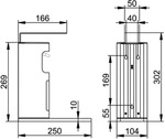 Keuco Plan Desinfektionsmittelspender, Wandmodell, Accessoires, 34954170100,
