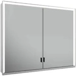Keuco Royal Lumos Wandvorbau Spiegelschrank 90 x 73,5 cm, verdeckte Ablage,