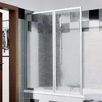 Kermi Vario 2000 Faltwand 2-fl&uuml;gelig auf Badewanne 115 x 140 cm, Duschkabinen,