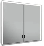 Keuco Royal Lumos Wandvorbau Spiegelschrank 80 x 73,5 cm, verdeckte Ablage,