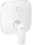 hansgrohe Talis E Einhebel-Wannenmischer Unterputz, Badarmaturen, 71745700, mattwei&szlig;