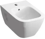 Geberit Renova Plan Square Wandbidet, teilgeschlossene Form, Badkeramik,