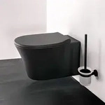 Ideal Standard Connect Air Wandtiefsp&uuml;l-WC AquaBlade E0054V3, Badkeramik, schwarz