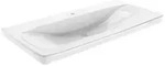 Fackelmann MILANO Keramik-Waschtisch 107,3 cm gesoftet, Badkeramik, 84210,