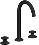 AXOR One 3-Loch Waschtischarmatur Select 170 mit Push-Open Ablaufgarnitur,