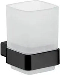 Emco Loft black Glashalter mit Kristallglas, Accessoires, 052013300, schwarz