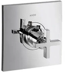 AXOR Citterio Highflow Thermostatbatterie Kreuzgriff UP, Badarmaturen, 39716000,