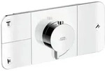 AXOR One Thermostatmodul Unterputz f&uuml;r 3 Verbraucher, Badarmaturen, chrom