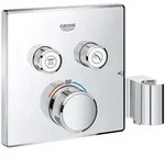GROHE Grohtherm SmartControl Thermostat Fertigmontageset mit 2 Absperrventilen und
