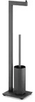 ZACK LINEA Toilettenbutler 40572, Accessoires, schwarz matt