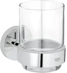 GROHE Essentials Glas mit Halter, Accessoires, 40447001, chrom