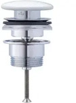 Duravit Push-open Ventil, 5 bis 6,5 cm, Montagezubeh&ouml;r, 0050790000, wei&szlig;