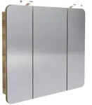Fackelmann MILANO LED Spiegelschrank 90 cm, Badm&ouml;bel, 84272,