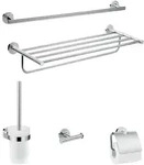 hansgrohe Logis Universal Bad-Accessoire Set 5-teilig, Accessoires, 41728000, chrom