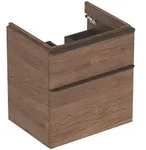 Geberit Smyle Square Waschtischunterschrank 58,4 cm, zwei Schubladen, Badm&ouml;bel,