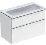 Geberit iCon Set M&ouml;belwaschtisch 90 cm schmaler Rand, mit Unterschrank, 2 Schubladen