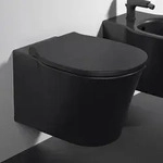 Ideal Standard Connect Air Wand-WC randlos E2288V3, Badkeramik, schwarz matt