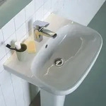 Ideal Standard i.life A Waschtisch 55 cm, 1 Hahnloch, mit &Uuml;berlauf, Badkeramik,