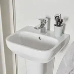 Ideal Standard i.life A Handwaschbecken 40 cm, 1 Hahnloch, mit &Uuml;berlauf,...