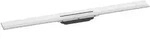 hansgrohe RainDrain Flex Fertigset Duschrinne 90 cm, k&uuml;rzbar zur Wandmontage,