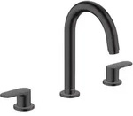 hansgrohe Vernis Blend 3-Loch Waschtischarmatur mit Zugstangen-Ablaufgarnitur,