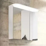 Pelipal Balto Spiegelschrank 70 cm mit LED-Kranzbeleuchtung, Badm&ouml;bel, wei&szlig;...